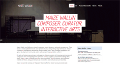 Desktop Screenshot of maizewallin.com